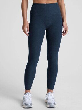 Beyond Yoga Caught in the Midi High Waisted Legging Size 1X Nocturnal Navy